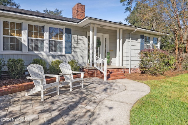 exterior space with a patio area