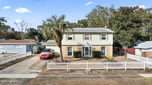 view of front of property