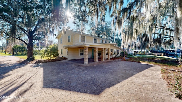 view of back of property