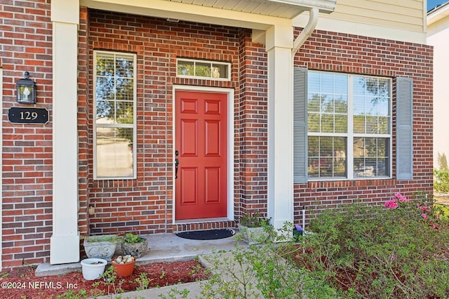 view of entrance to property