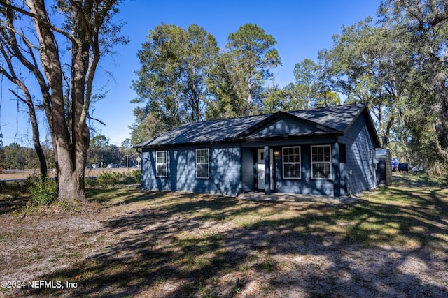 view of ranch-style home