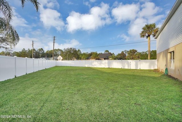 view of yard