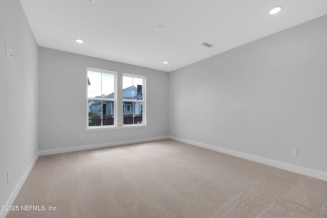 118 Caiden Dr, Ponte Vedra, FL 32081 - carpeted spare room with baseboards and recessed lighting
