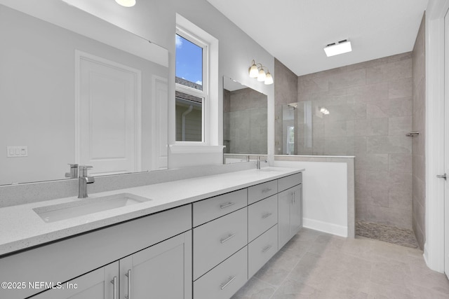 118 Caiden Dr, Ponte Vedra, FL 32081 - bathroom featuring double vanity and a walk in shower