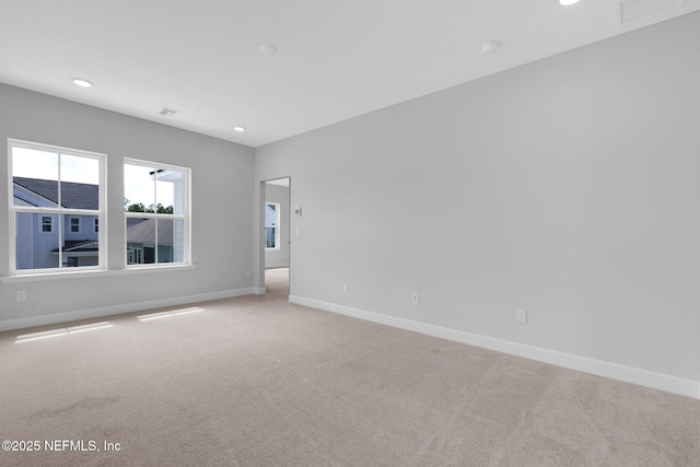 118 Caiden Dr, Ponte Vedra, FL 32081 - carpeted spare room featuring baseboards and recessed lighting