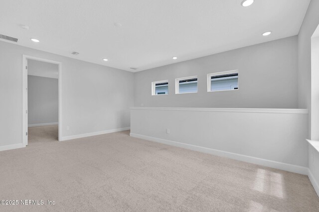 118 Caiden Dr, Ponte Vedra, FL 32081 - empty room with recessed lighting, baseboards, and carpet flooring
