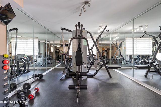 view of exercise room