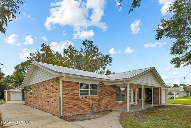 view of ranch-style home