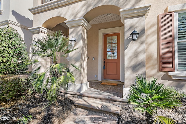 view of entrance to property