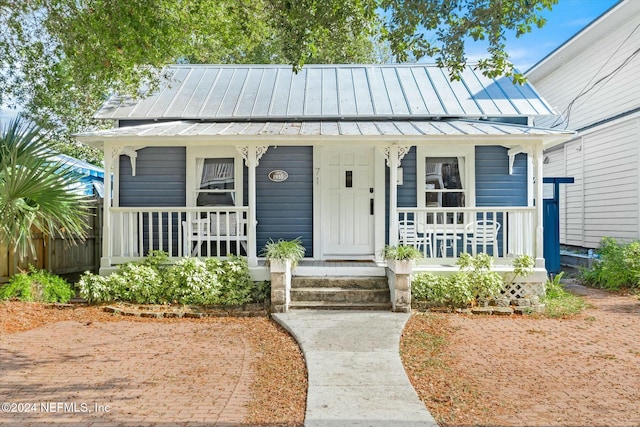 bungalow-style house with a porch