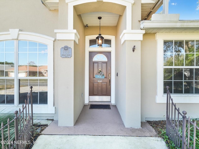 view of entrance to property