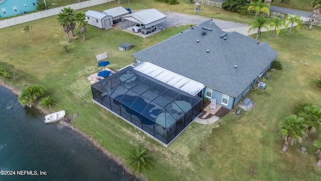 5321 Muskogean St, Saint Augustine, FL 32092 - aerial view of property and surrounding area featuring a nearby body of water