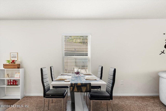 view of dining room