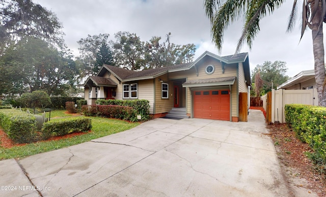 ranch-style home featuring a garage