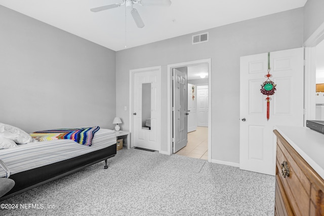 8550 Touchton Rd Unit 1226, Jacksonville, FL 32216 - carpeted bedroom with ceiling fan