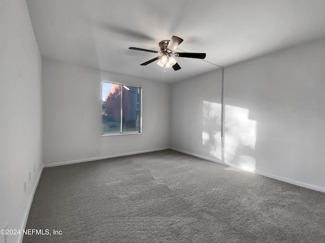 8849 Old Kings Rd S Unit 181, Jacksonville, FL 32257 - carpeted spare room with a ceiling fan and baseboards