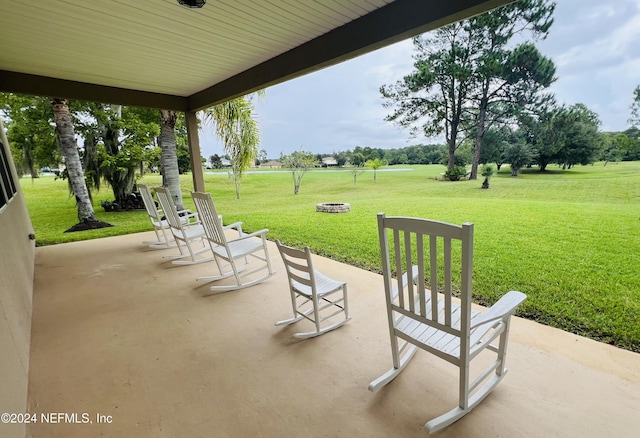 view of patio