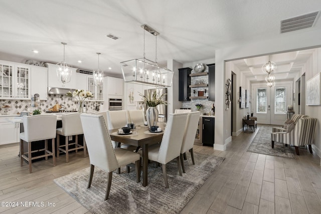 view of dining area