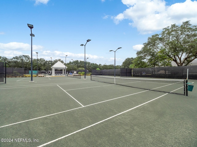 view of sport court