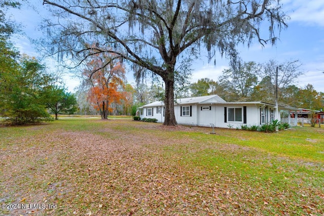 view of yard