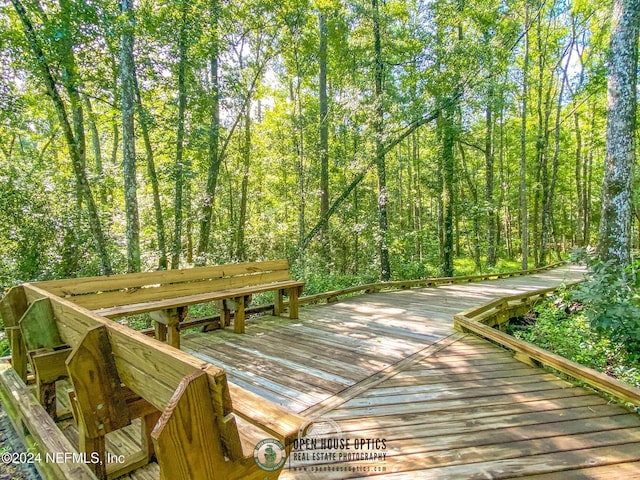 view of deck