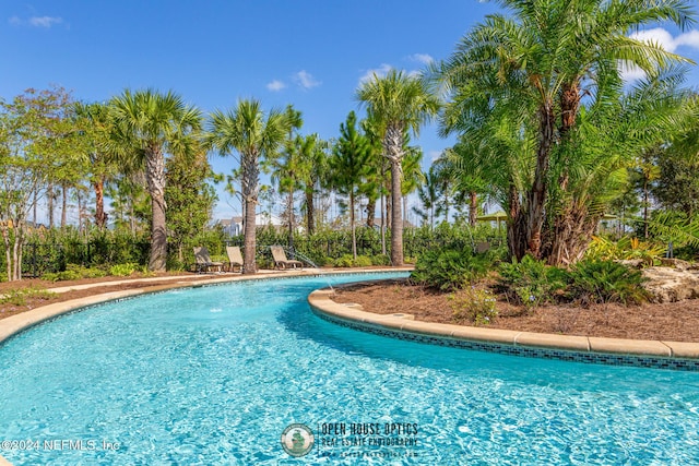 view of pool