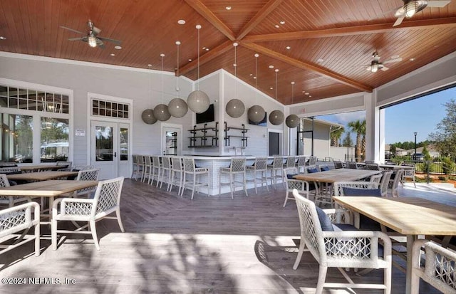60 Timber Light Trl, Ponte Vedra, FL 32081 - sunroom featuring vaulted ceiling