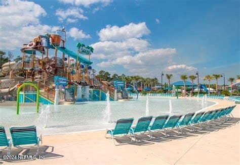 view of jungle gym