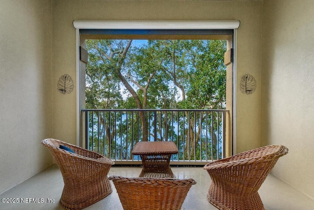 view of sitting room