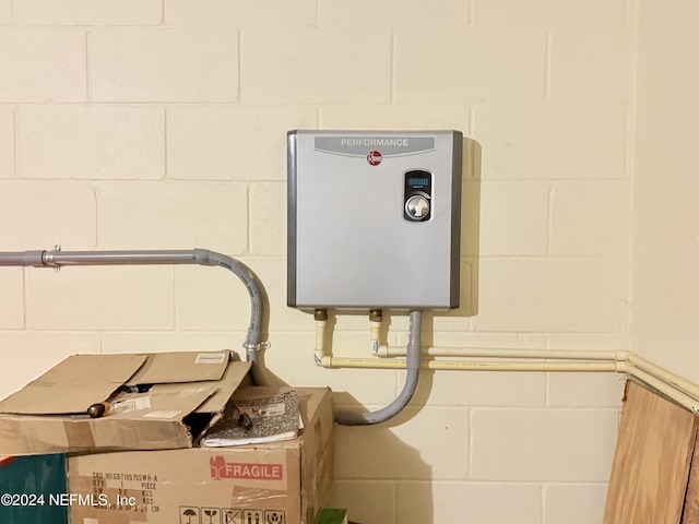 details with water heater