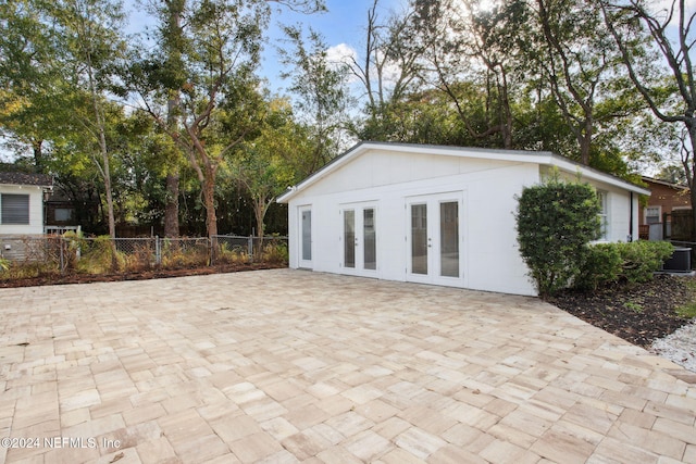 view of patio / terrace with french doors