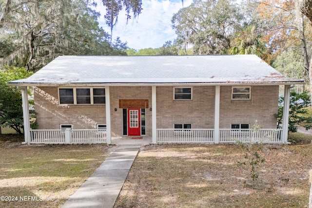 view of split foyer home