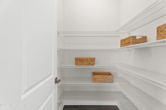 view of pantry