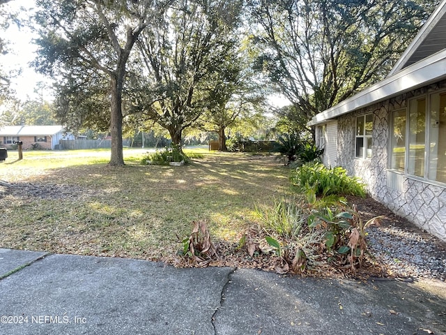 view of yard