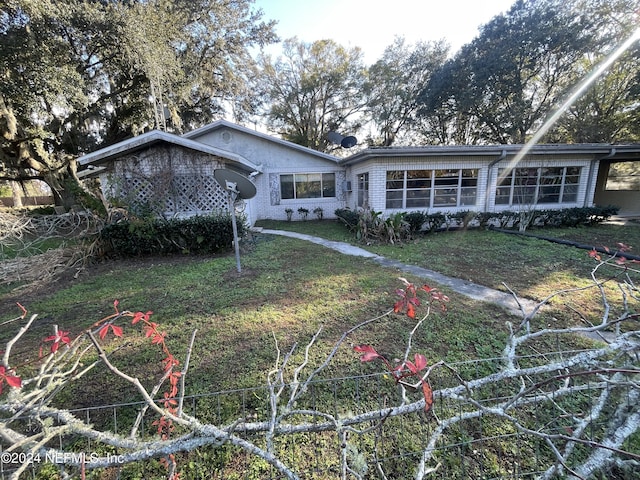 view of back of property