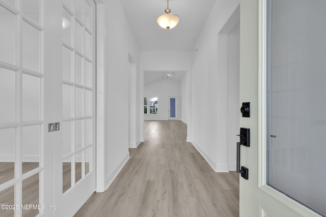 166 Blue Hampton Dr, Ponte Vedra, FL 32081 - corridor with light wood-type flooring and baseboards
