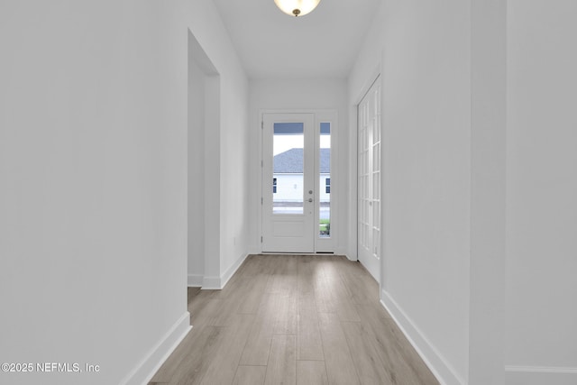 166 Blue Hampton Dr, Ponte Vedra, FL 32081 - doorway to outside with light wood-type flooring and baseboards