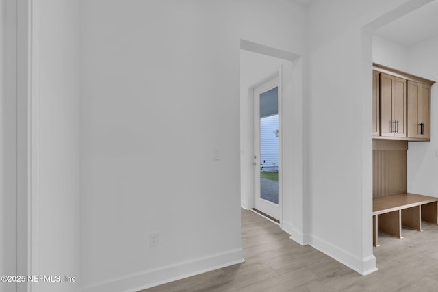 166 Blue Hampton Dr, Ponte Vedra, FL 32081 - corridor with baseboards and light wood-style floors