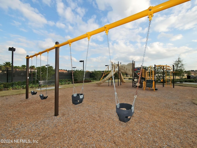 view of play area