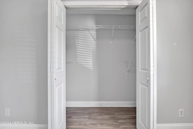 view of closet