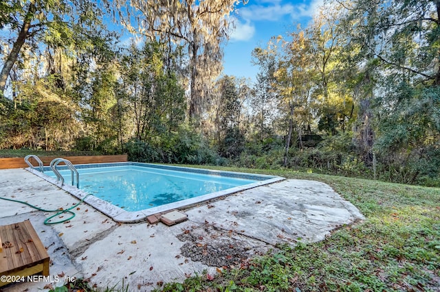 view of pool