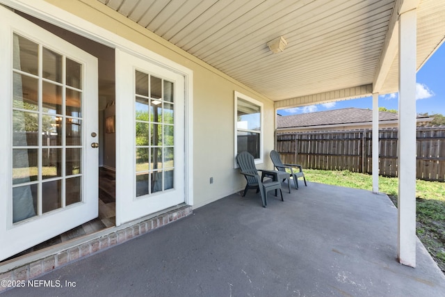 3130 Haverhill Ct, Green Cove Springs, FL 32043 - view of patio / terrace with fence