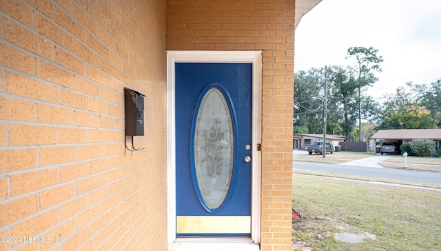 view of property entrance