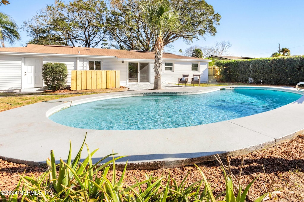 view of pool