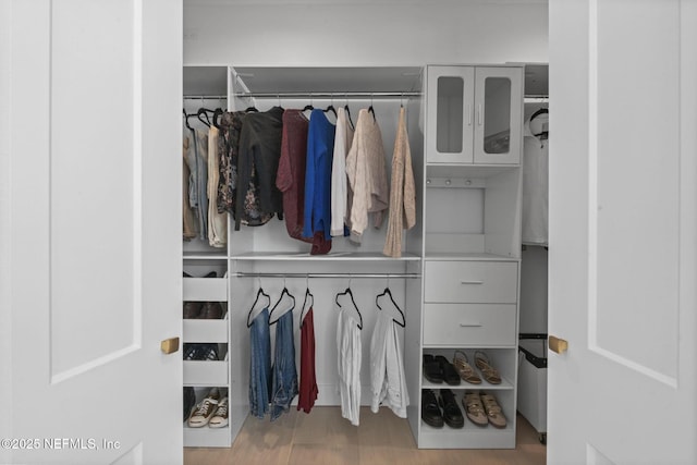 view of closet