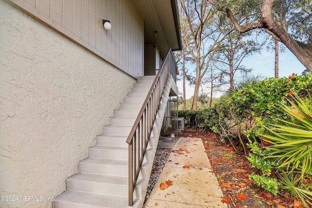 view of stairs