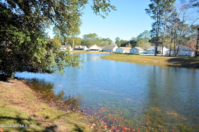 view of water feature