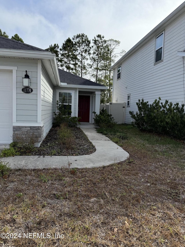 view of entrance to property