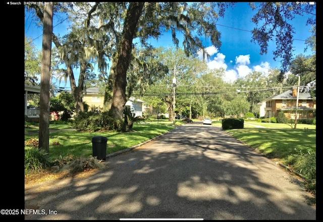 view of road