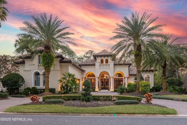 view of mediterranean / spanish home